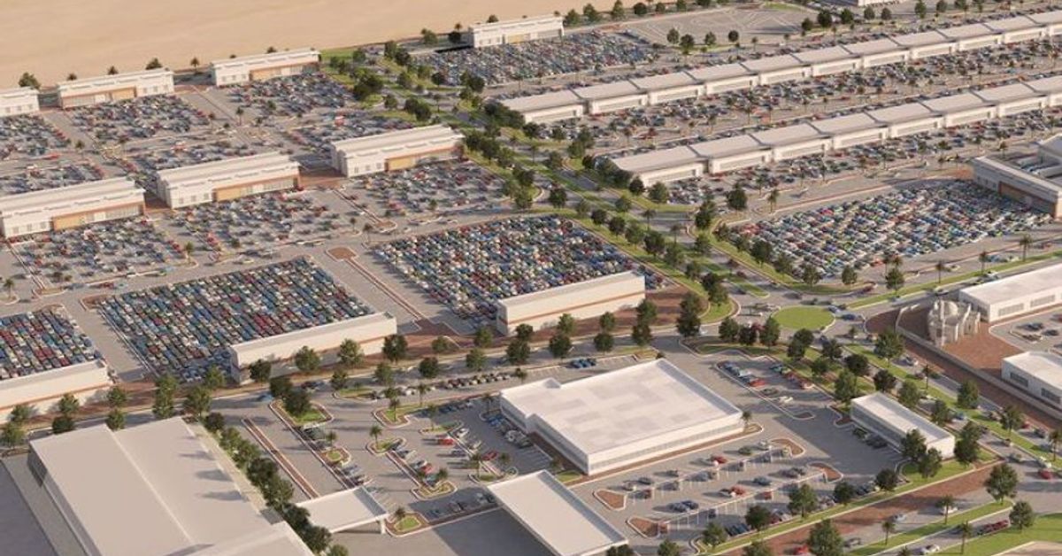 Dubai plans to build the largest car market in the world spanning over 20 million sq ft
