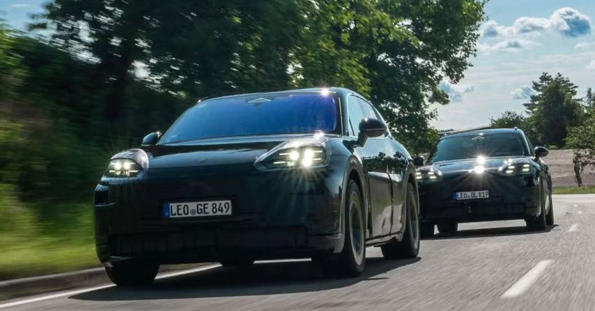 2026 Porsche Cayenne EV teased; V8 model to continue production
