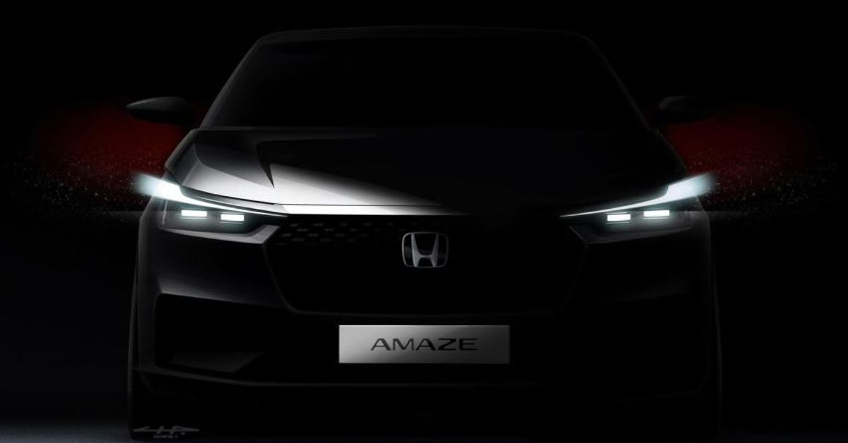 Honda teases next-gen Amaze ahead of global launch