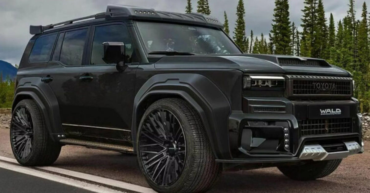 Toyota Land Cruiser Prado Black Bison Edition Gets Bold WALD Body Kit