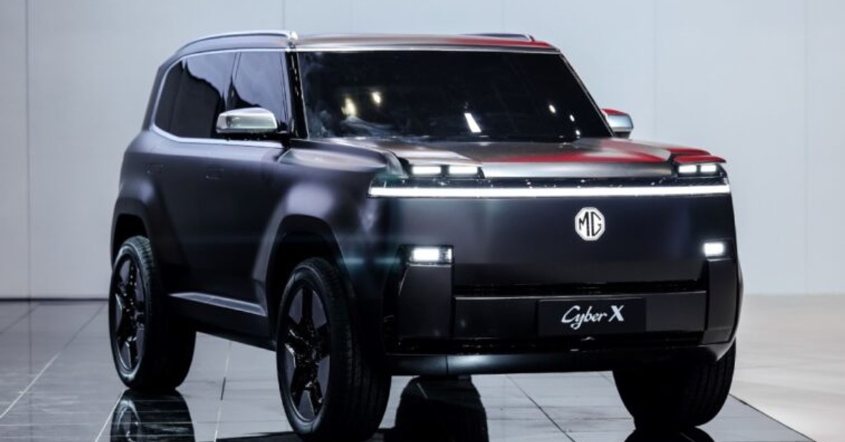 MG Cyber X SUV Breaks Cover with Futuristic Design at Shanghai 2025