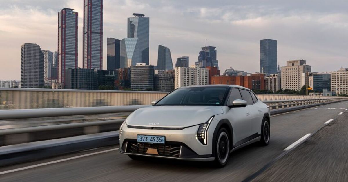Kia EV4 Electric Sedan Uncovered: Features New Interiors, Long-Driving Range 