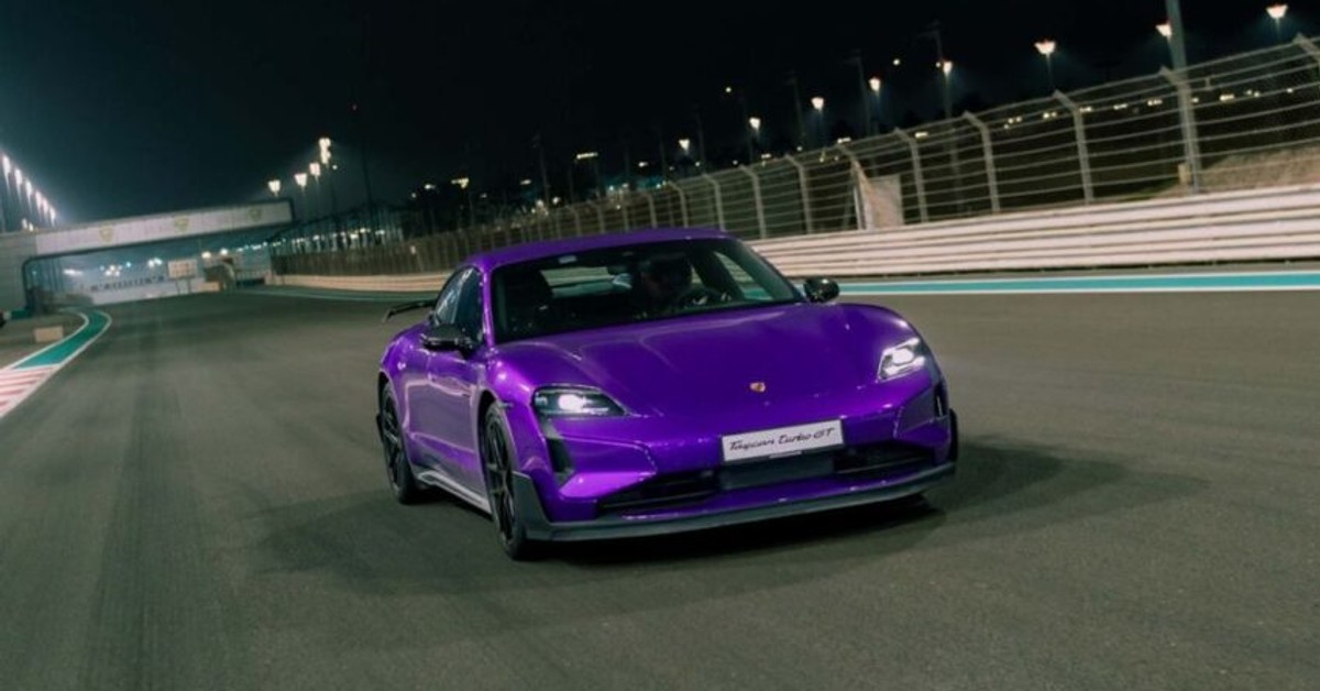 Porsche Taycan Turbo GT Becomes Fastest Electric Vehicle at Yas Marina Circuit