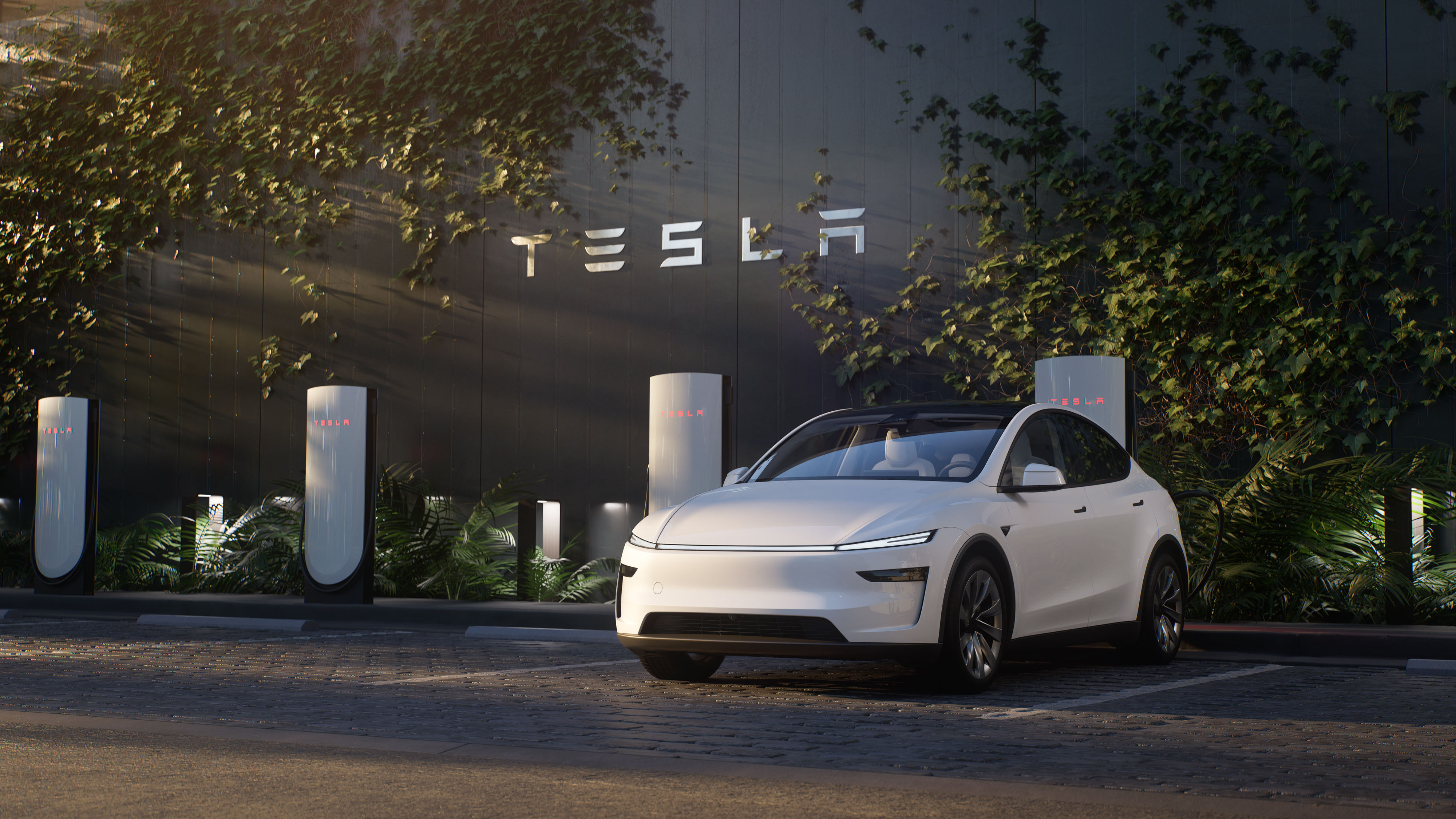 Tesla Model Y charging