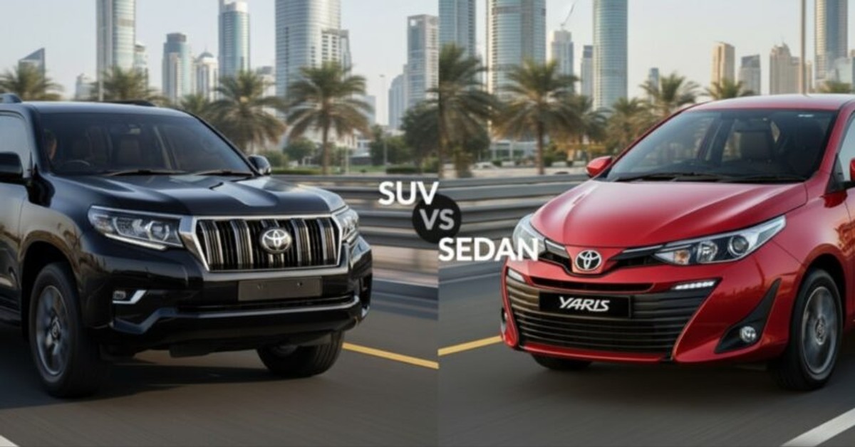 Sedan vs SUV Cars in UAE 2025: Which One Should You Buy?