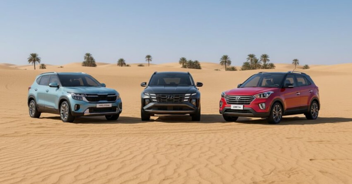 Hyundai Tucson vs Kia Seltos vs Creta: Korean Trio Compared for UAE Buyers