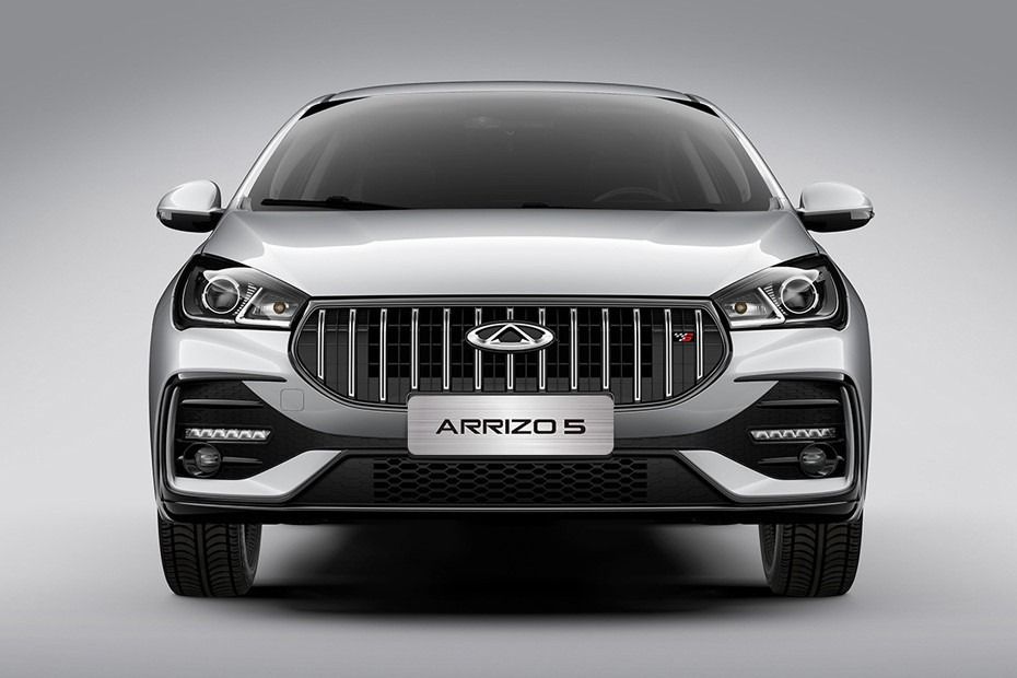chery arrizo 5 front view in grey color