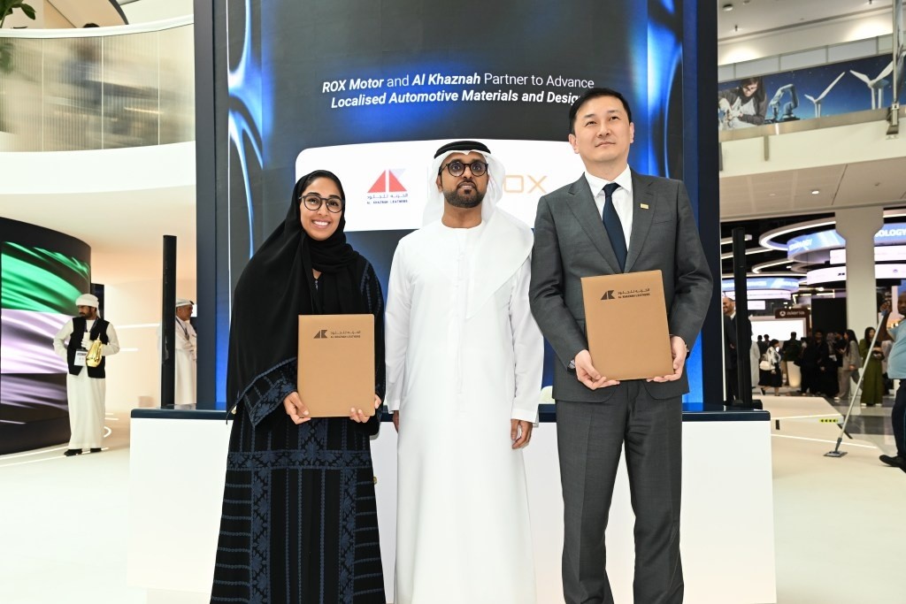 ROX and KEZAD officials at the Make it in the Emirates event