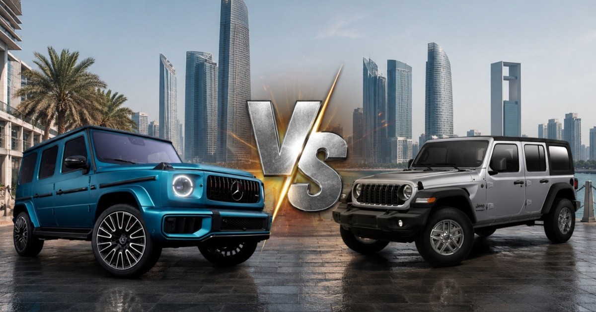 Jeep Wrangler vs Mercedes G-Class: Features, Performance, Price & Off-Road Capability Compared