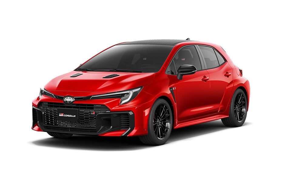Toyota GR Corolla sporty hatchback with aggressive styling and rally-inspired performance design