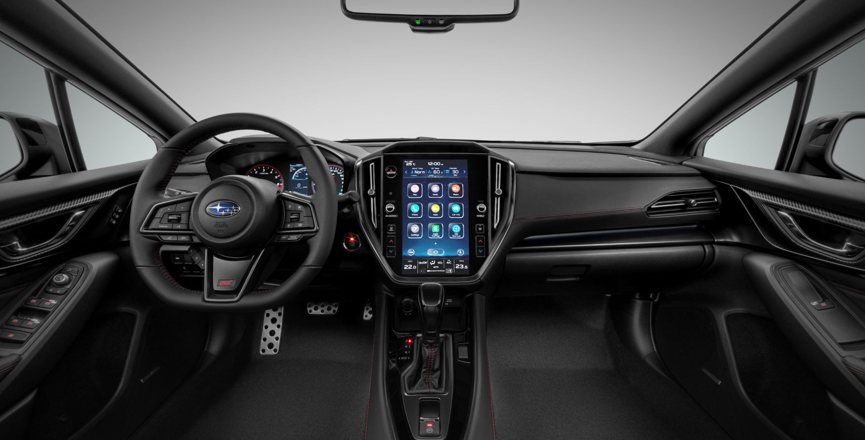 Subaru WRX interior design