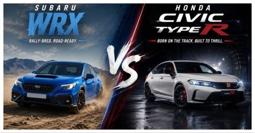 Subaru WRX and Honda CIVIC TYPE R Compared: Performance, Features and Daily Driving Feel