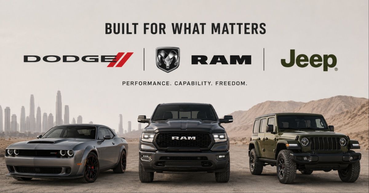 The New Jeep Scrambler, Dodge Copperhead, Ram SUV: What UAE Drivers Can Expect