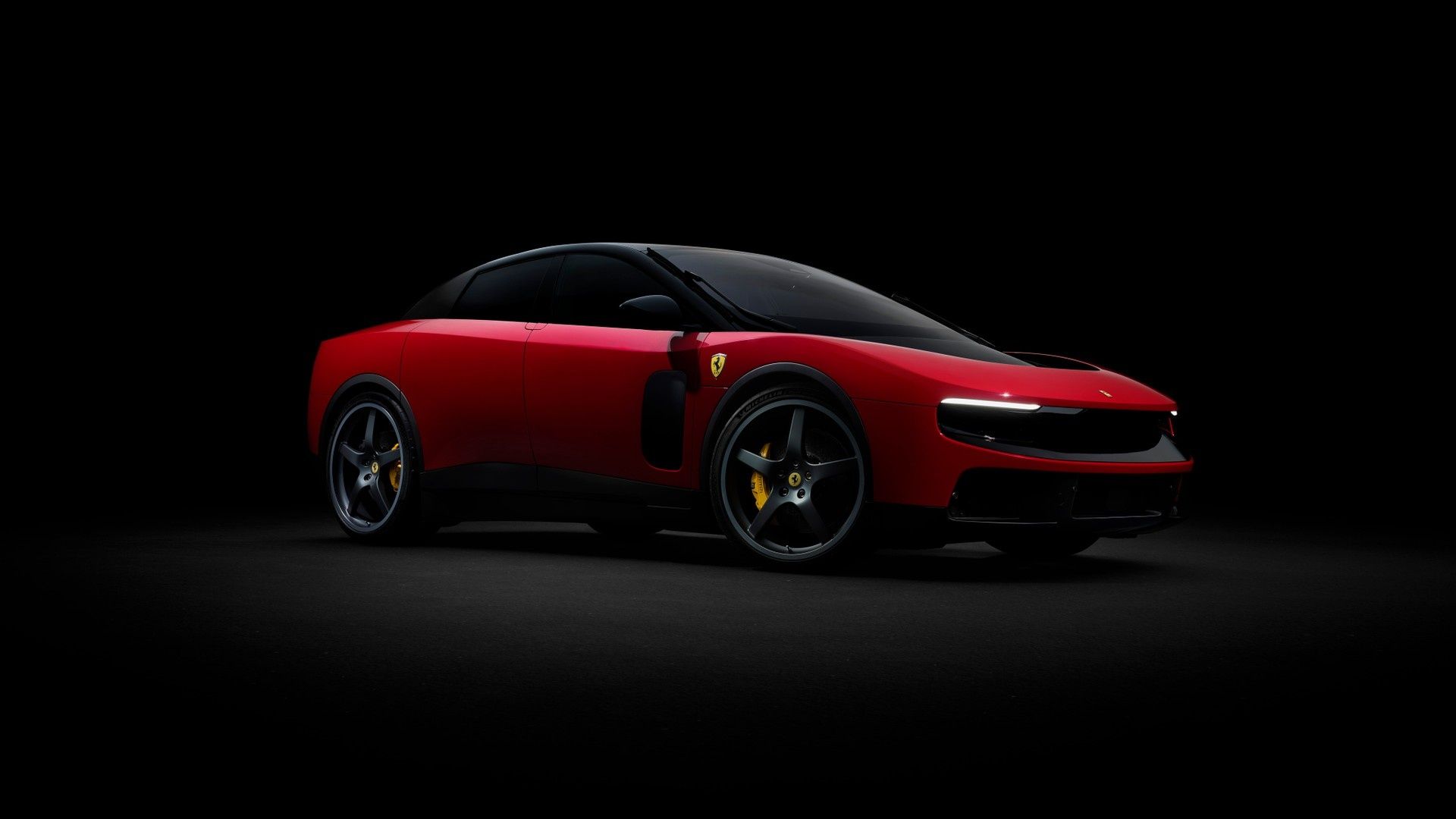Ferrari Luce electric sports car with futuristic design
