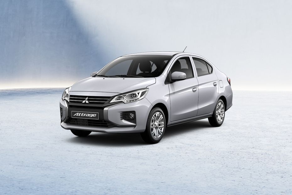 Mitsubishi Attrage exterior with compact sedan design and modern styling