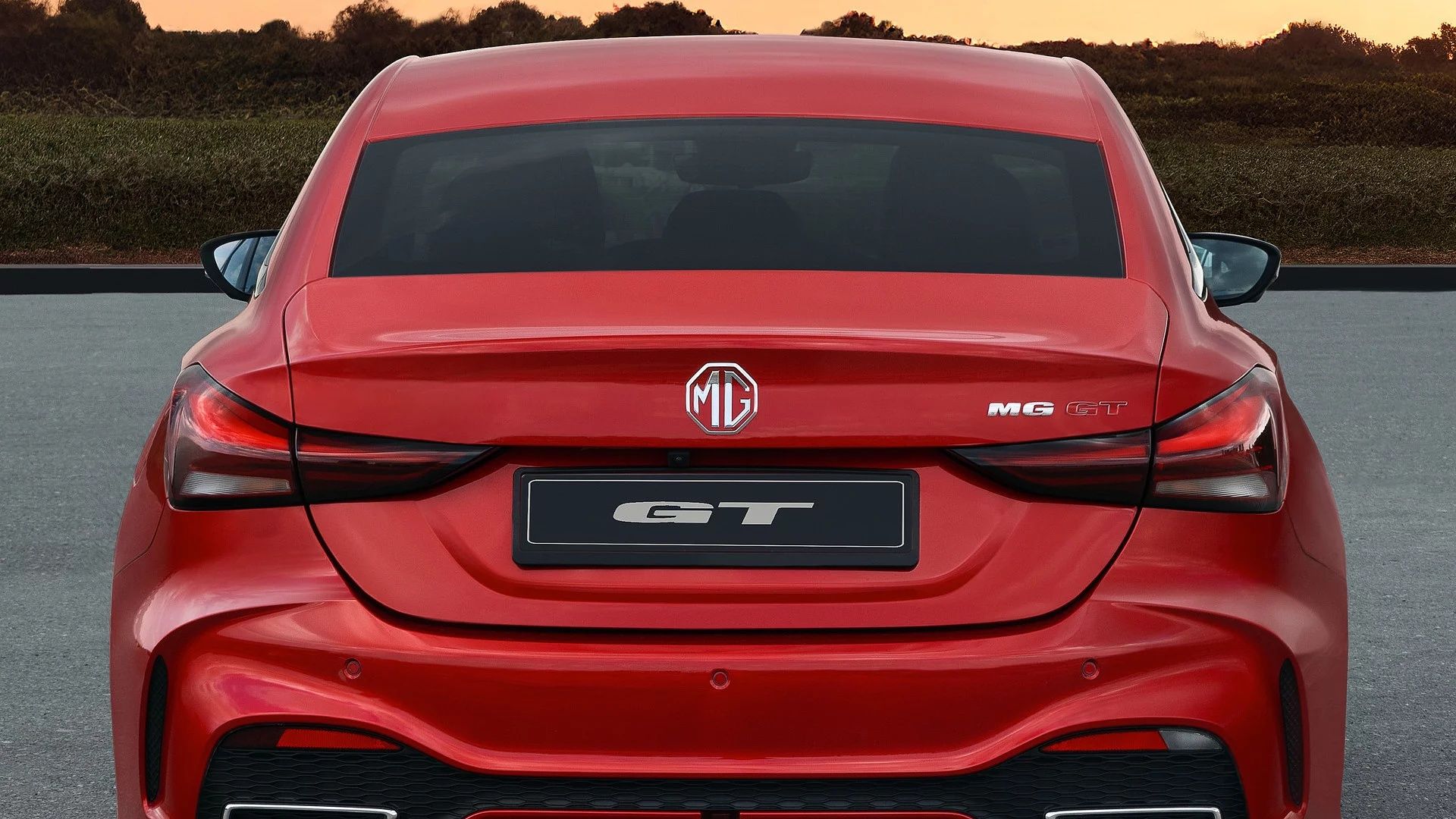 MG GT Rear View