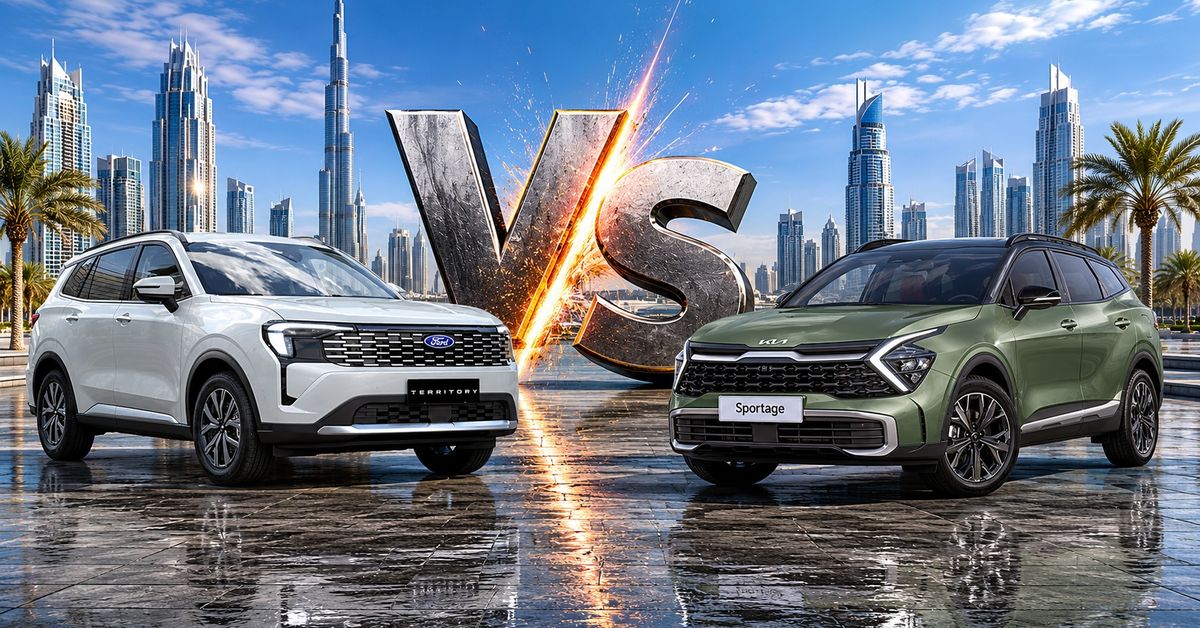 Ford Territory 2026 vs Kia Sportage L 2025: Which UAE SUV Wins?