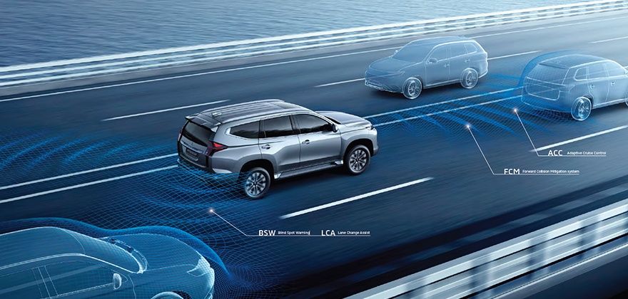 Mitsubishi Montero Sport advanced safety and driver assistance systems