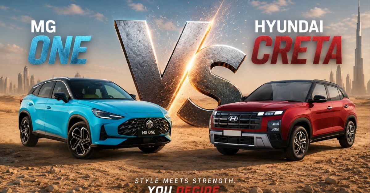 Top 2 Compact SUVs Redefining Urban Driving: MG ONE vs Hyundai Creta