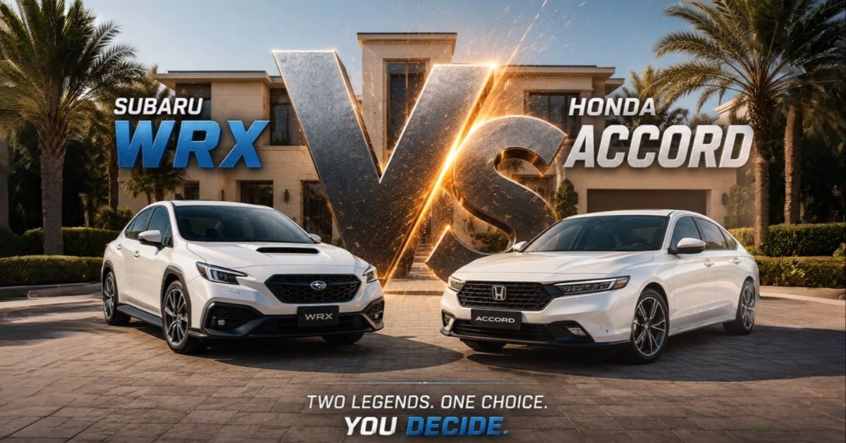 Subaru WRX VS Honda Accord: Finding the Right Sedan for You