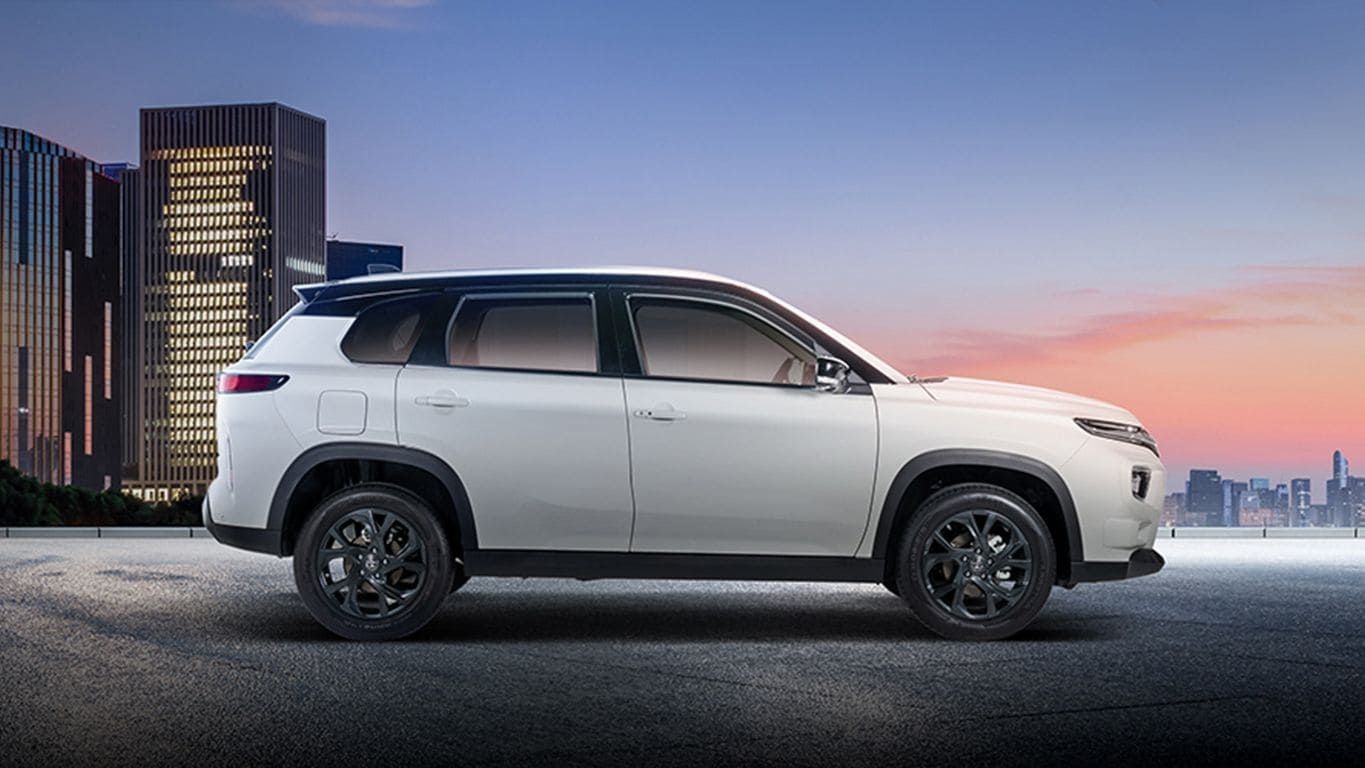 Toyota Urban Cruiser side profile showcasing modern SUV design