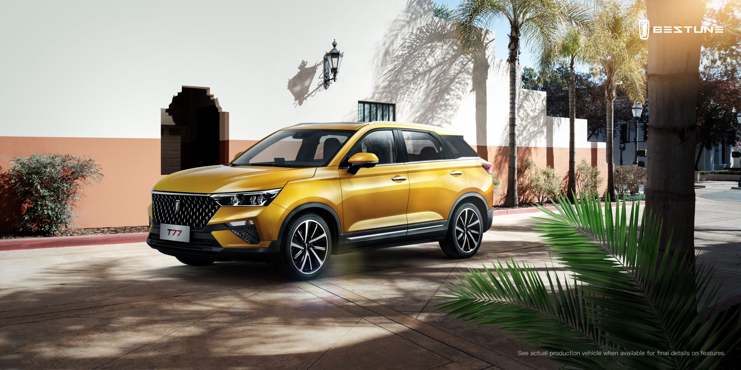 Bestune T77 SUV showcasing premium design and modern urban appeal