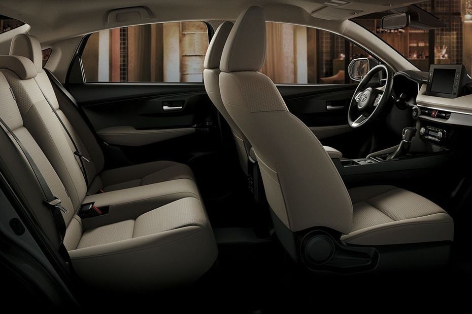 Toyota Yaris spacious interior seating