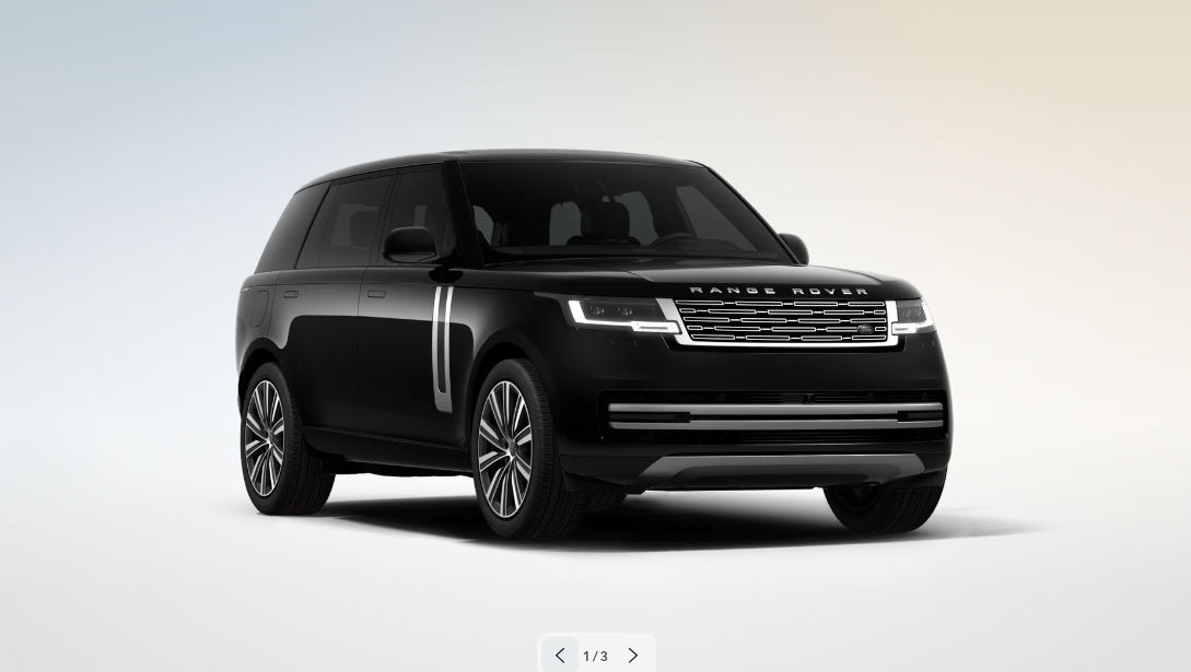 Range Rover luxury SUV showcasing its elegant design, signature grille, and premium road presence.