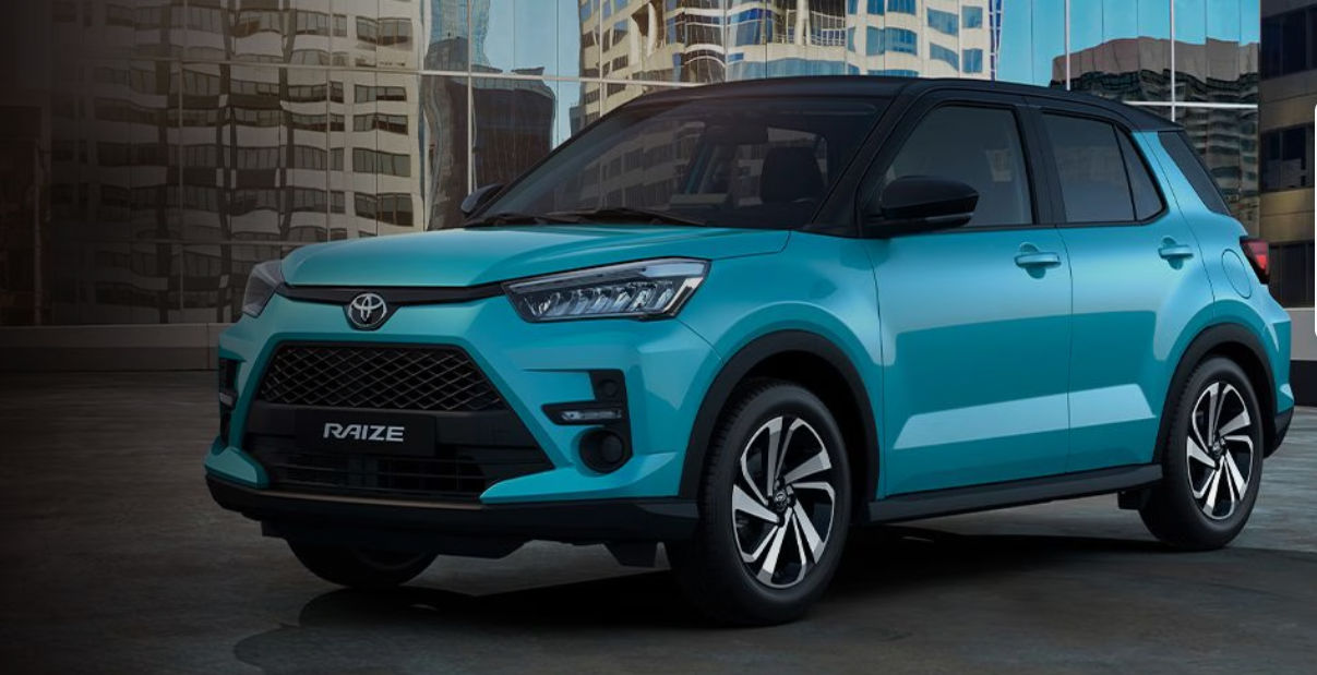Toyota Raize compact SUV with bold styling and urban-ready design