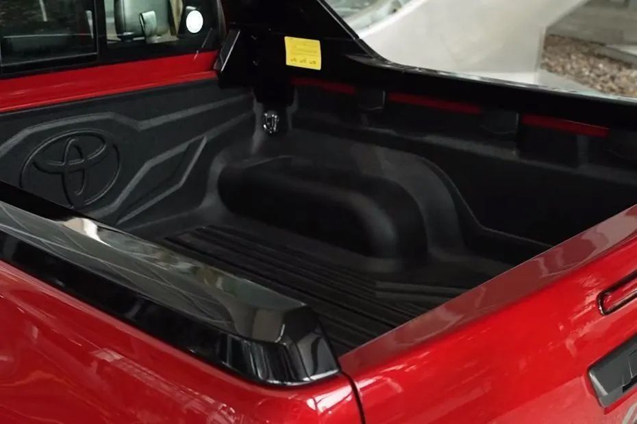 Toyota Hilux pickup bed with durable cargo storage space
