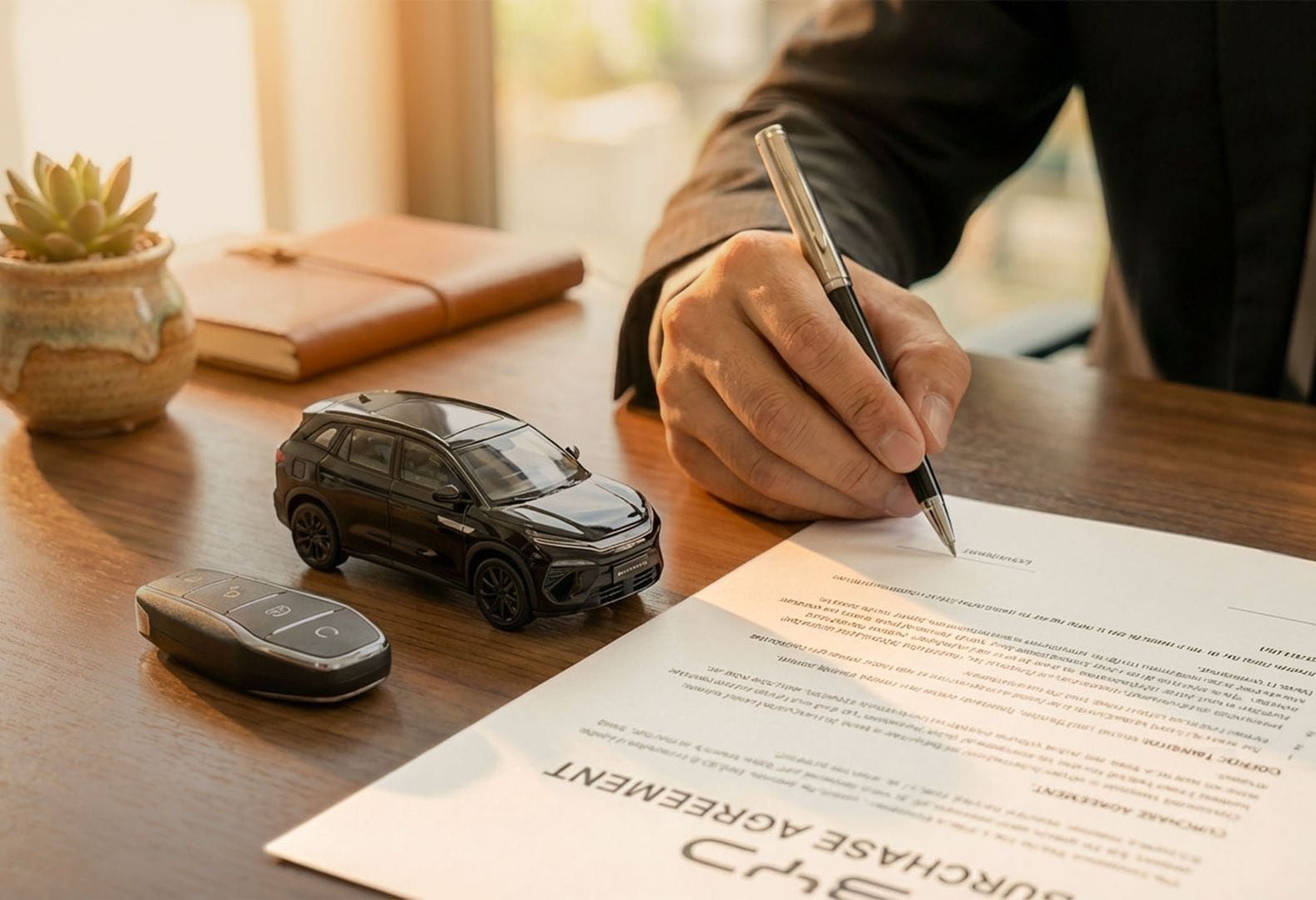 BYD SEALION 7 purchase agreement and key fob