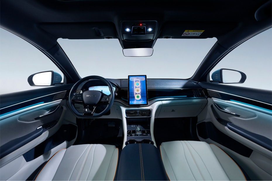 BYD SONG PLUS cabin with rotating touchscreen