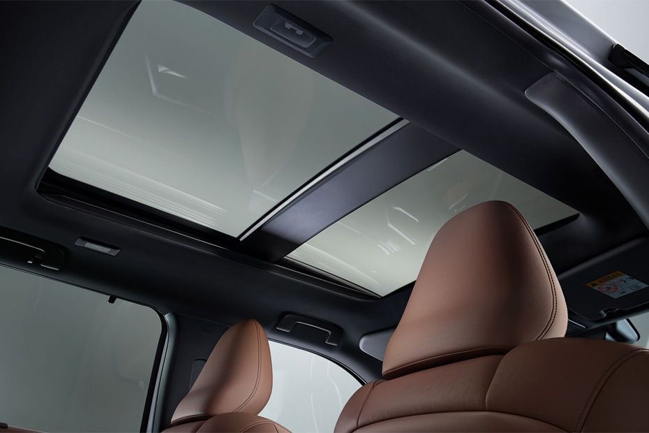 Mitsubishi Outlander panoramic sunroof and premium cabin