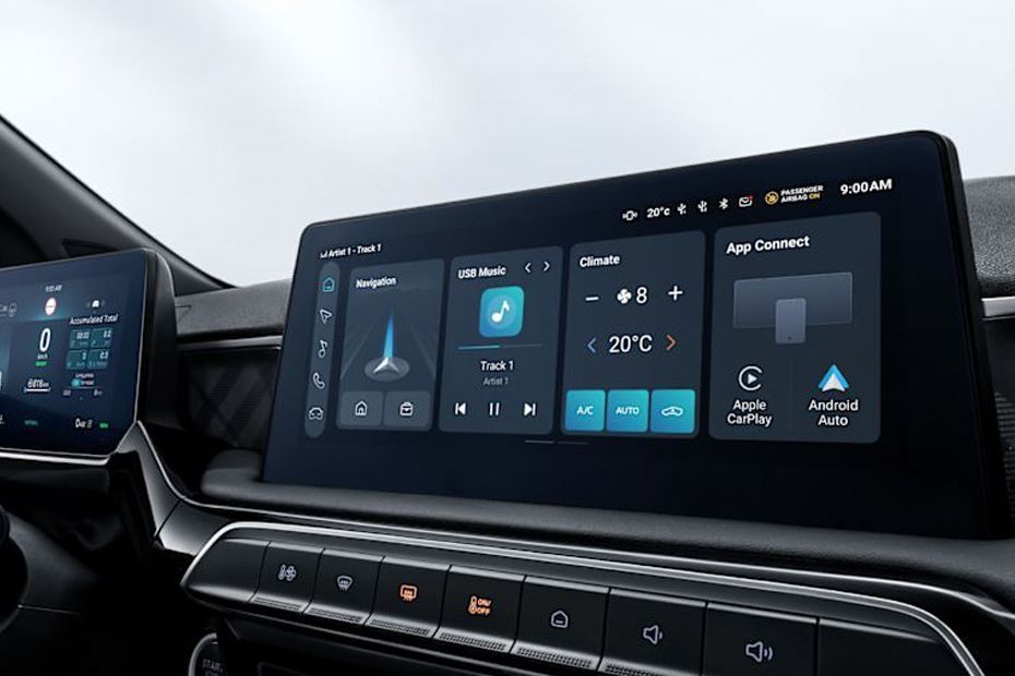 MG 3 touchscreen infotainment system with Apple CarPlay