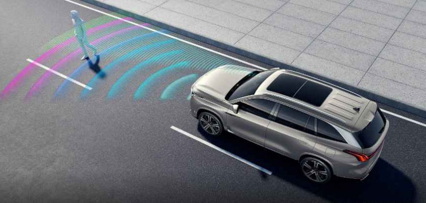 : MG RX9 pedestrian detection and ADAS safety system