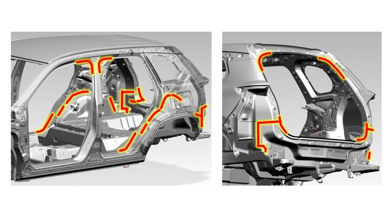 Toyota Urban Cruiser body structure