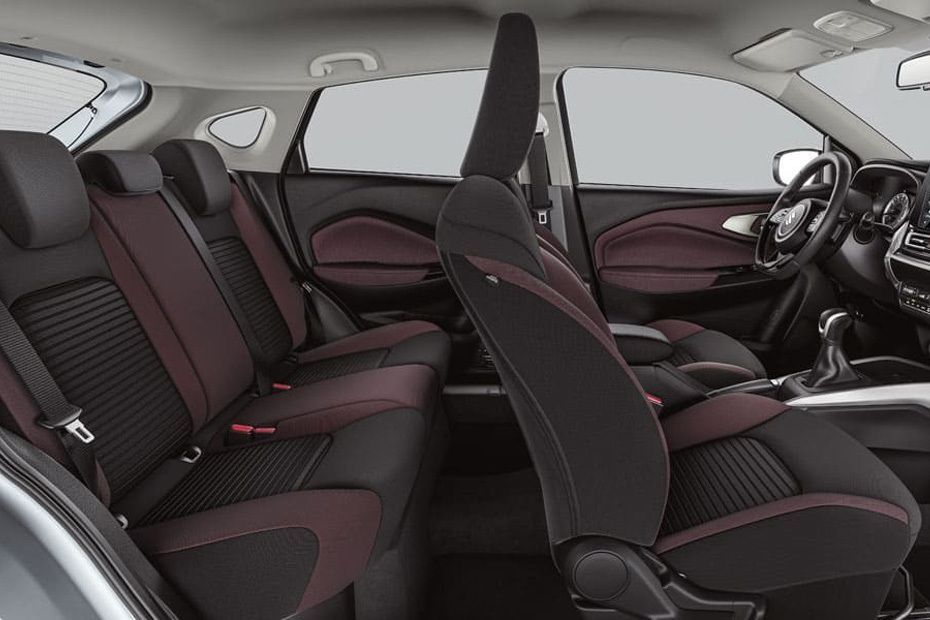 Suzuki Fronx cabin and rear seats