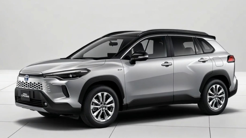 Toyota Corolla Cross Hybrid front three quarter view