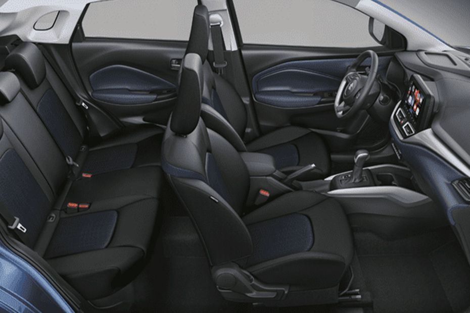 Suzuki Baleno spacious cabin with front and rear seats