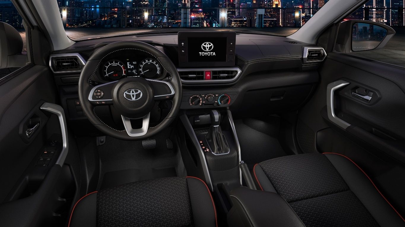 Toyota Raize dashboard and cockpit