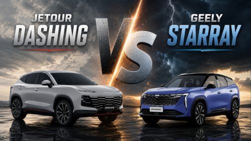 Spaceship Look vs. Volvo DNA: Jetour Dashing vs. Geely Starray in the UAE