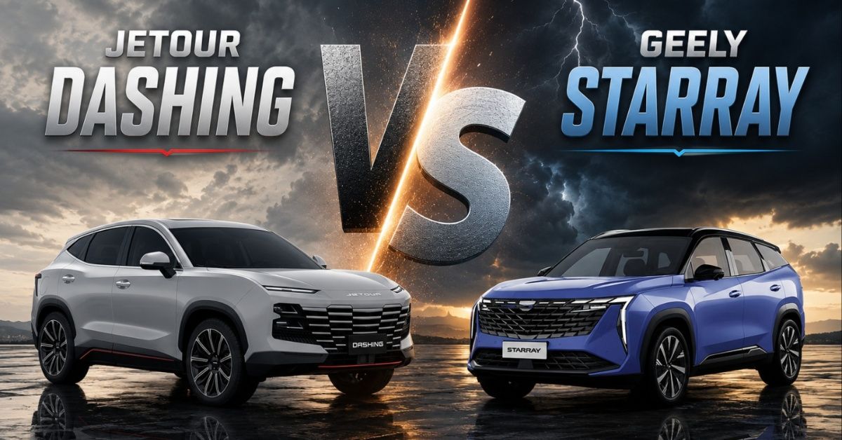 Spaceship Look vs. Volvo DNA: Jetour Dashing vs. Geely Starray in the UAE