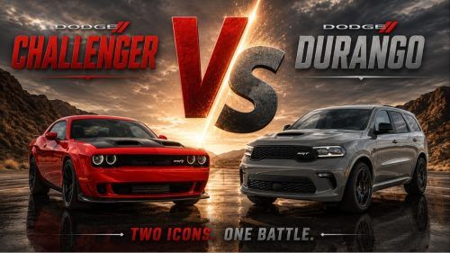Dodge Challenger vs. Durango: Muscle Car vs. UAE Family SUV