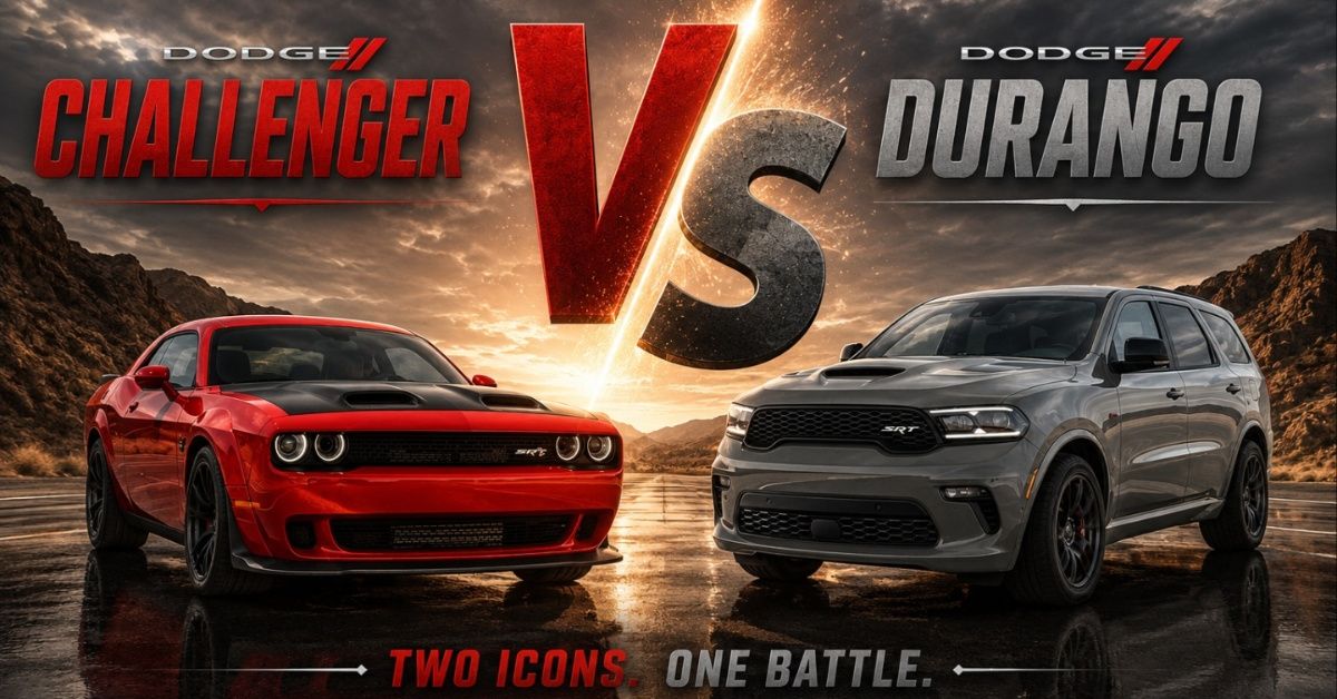 Dodge Challenger vs. Durango: Muscle Car vs. UAE Family SUV