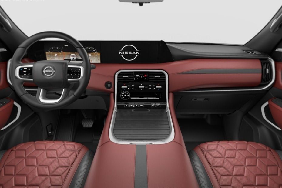 Nissan Patrol premium dashboard view