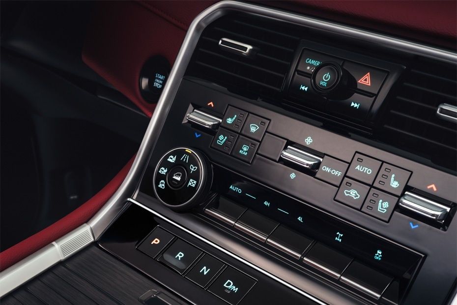 Nissan Patrol centre console controls