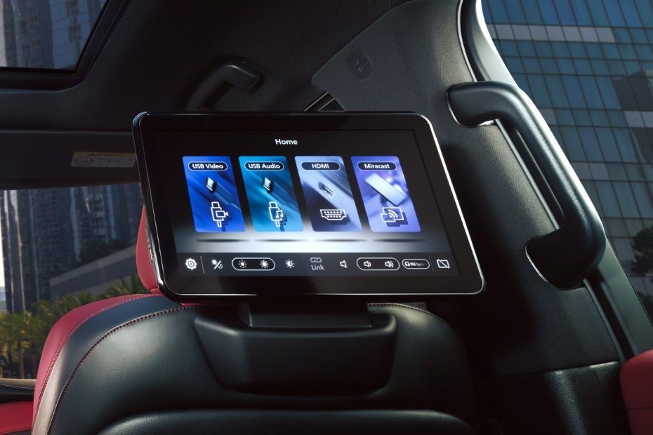 Nissan Patrol rear entertainment display