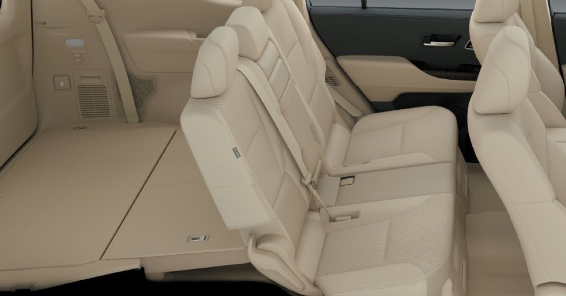 Toyota Land Cruiser spacious three-row seating with flexible cargo space and premium interior