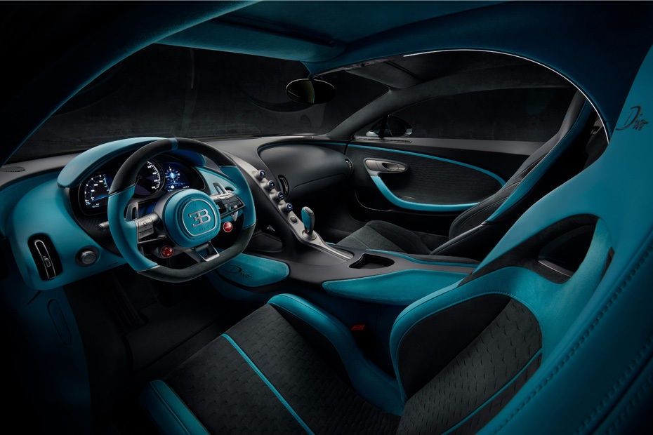 Bugatti Divo premium cabin with bespoke interior design