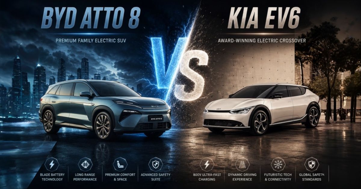 BYD Atto 8 vs. Kia EV6: Should You Buy a Hybrid or Go Full Electric in the UAE?